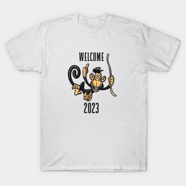 Cute welcome for a great 2023 T-Shirt by TextureMerch